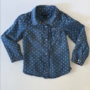 Blu & Blue Demin / Chambray Top